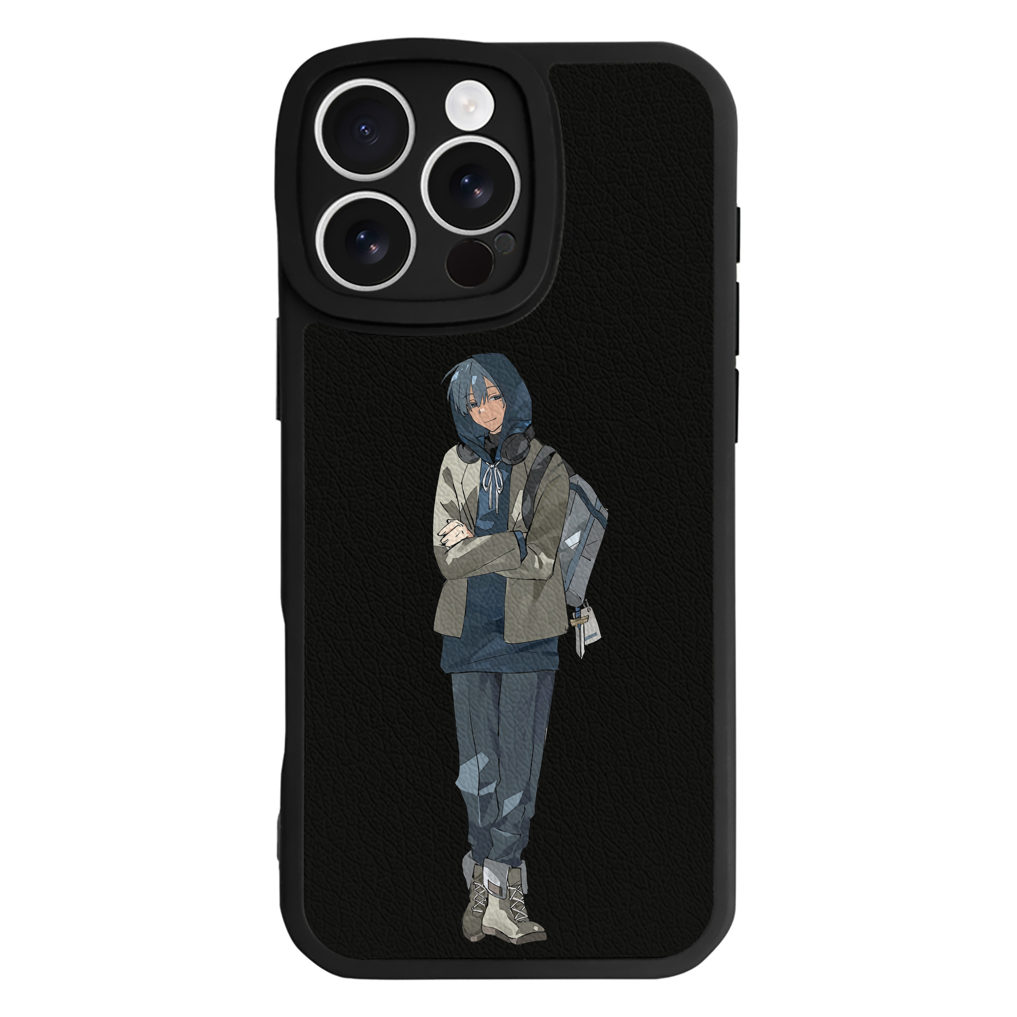 （画像用） 葬送のフリーレン Frieren 【iPhone 16シリーズ対応】シリコンスマホケース（レザー調） 材質：シリコン